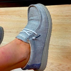 These are new wore once heydudes very nice quality